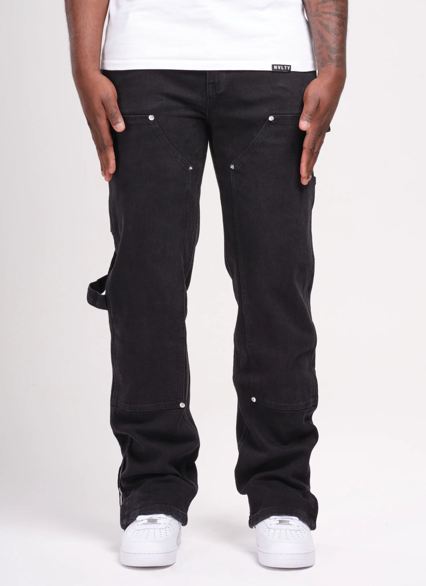 Jeans Vintage Carpenter Rivet  -Noir
