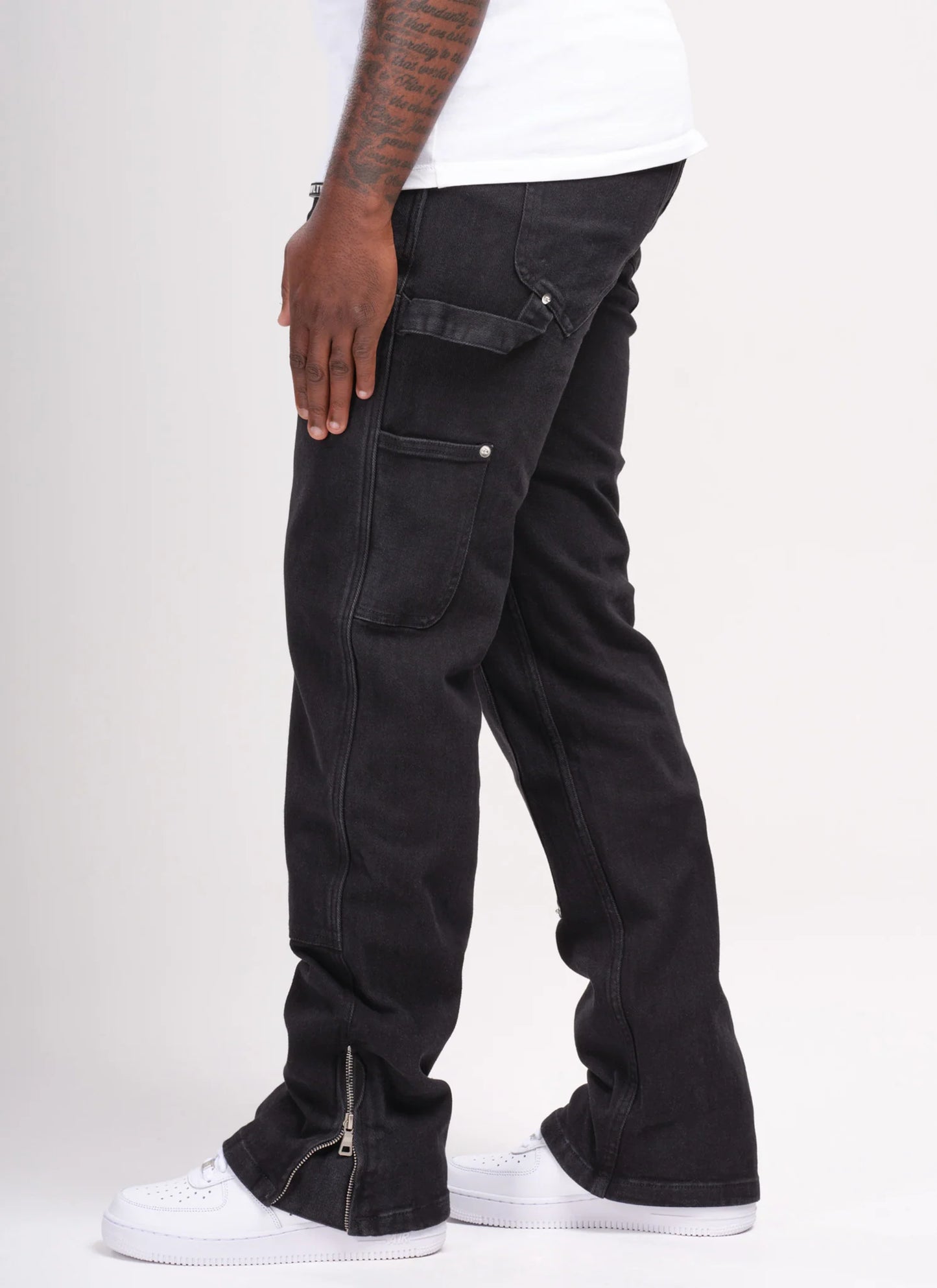 Jeans Vintage Carpenter Rivet  -Noir