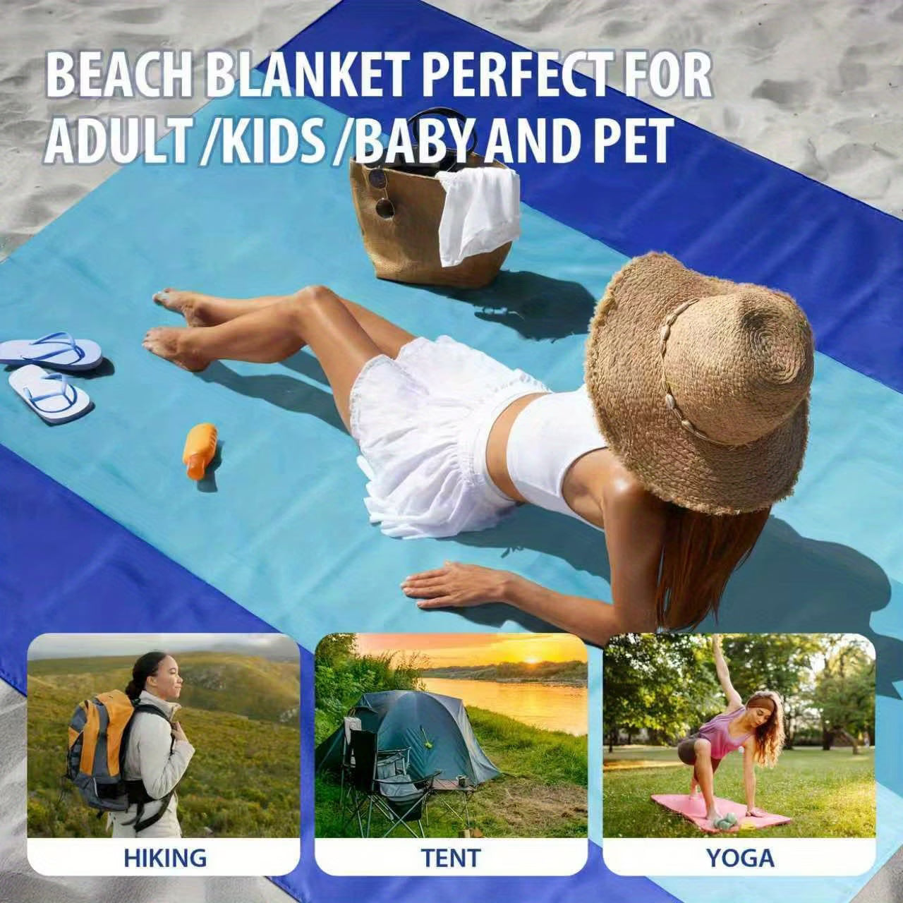 Tapis de Plage Anti-Sable