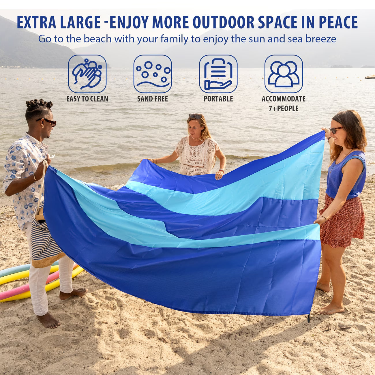 Tapis de Plage Anti-Sable