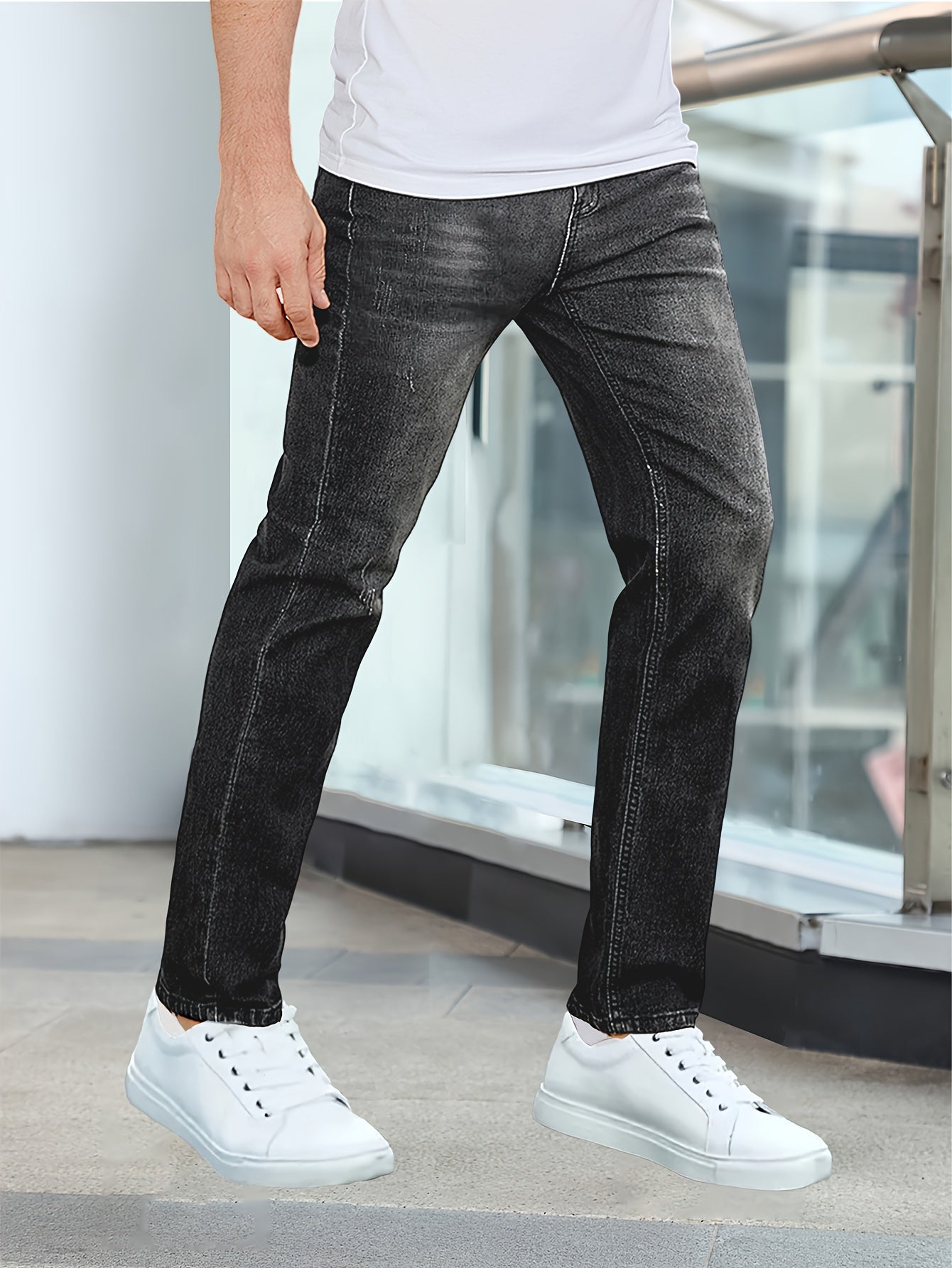Jeans pour hommes extensible