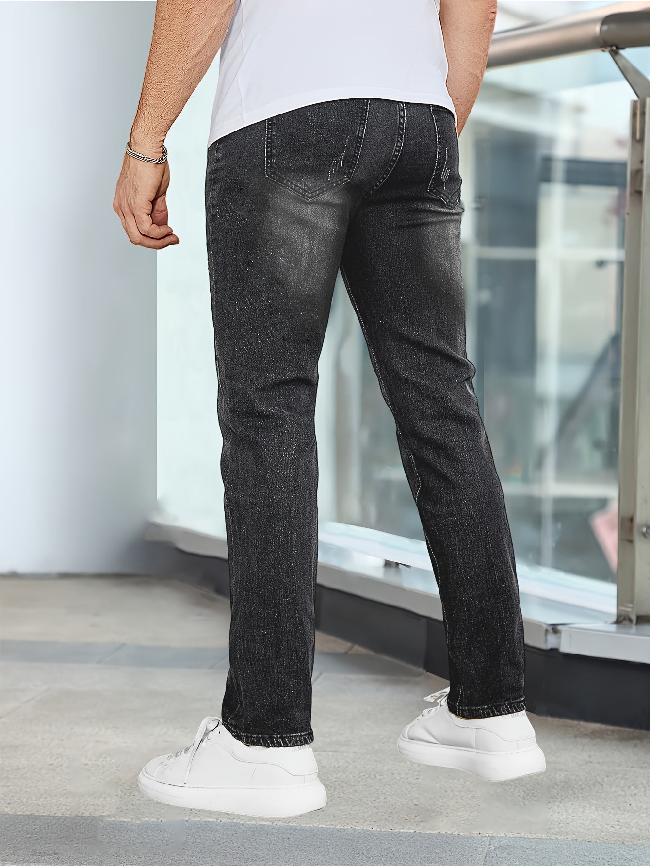Jeans pour hommes extensible